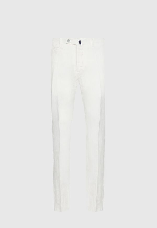 Paul Stuart Linen Plain Front Pant