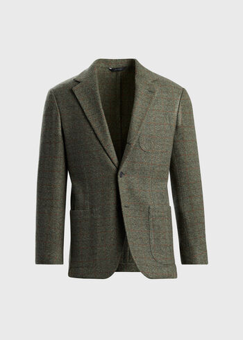 Paul Stuart Cashmere & Wool Plaid Jacket