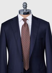 Paul Stuart Printed Silk Micro Medallion Tie, thumbnail 2