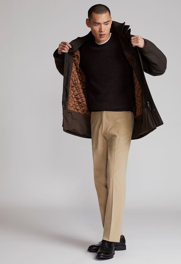 Paul Stuart Stone Cotton Stretch Pant, image 2