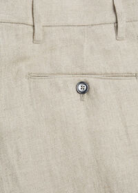 Paul Stuart Tan Linen Pant, thumbnail 3