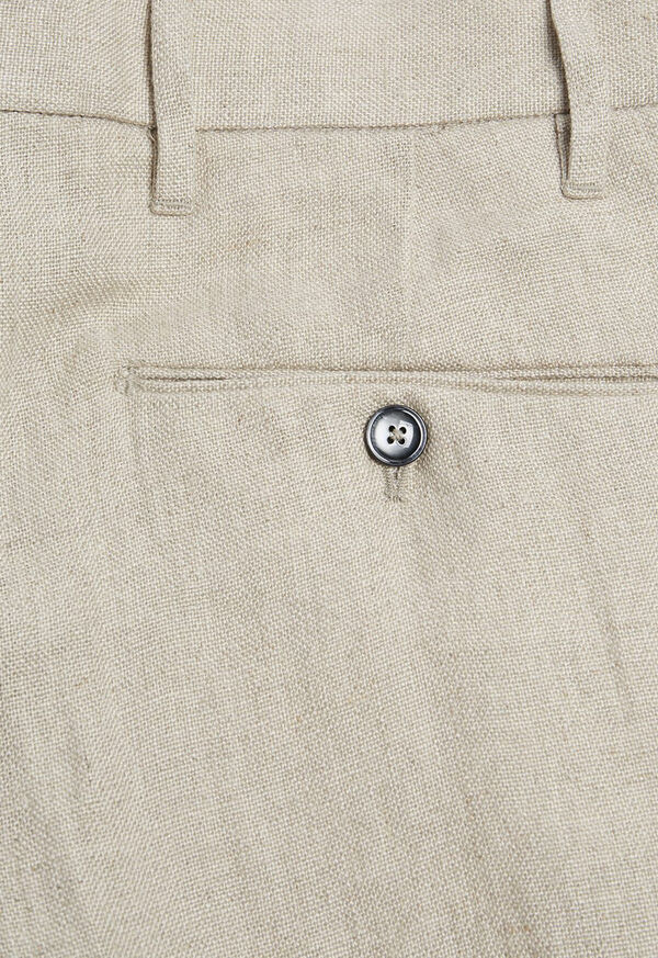 Paul Stuart Tan Linen Pant, image 3