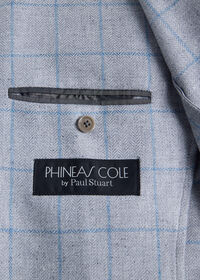 Paul Stuart Silk Windowpane Jacket, thumbnail 3