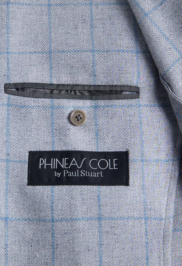 Paul Stuart Silk Windowpane Jacket, image 3