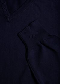 Paul Stuart Cotton V-Neck Sweater, thumbnail 2