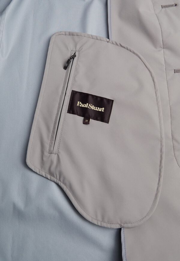 Paul Stuart Stone Techno Water Repellent Raincoat, image 6