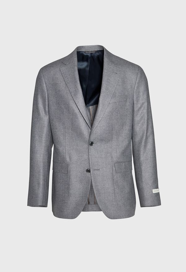 Paul Stuart Grey Solid Soft Jacket, image 1