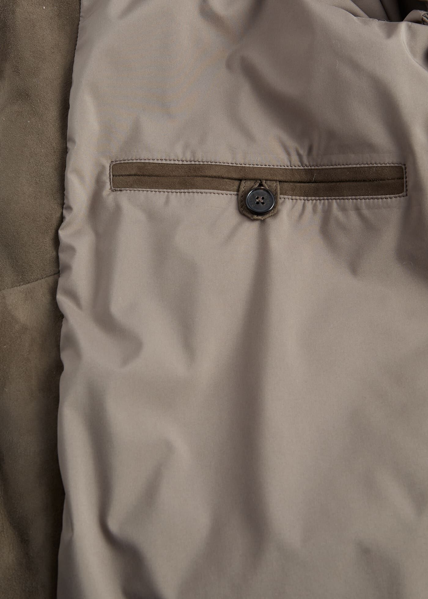 Suede Diamond Quilt Down Jacket