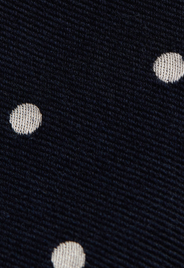 Paul Stuart Woven Silk & Wool Dot Tie, image 3