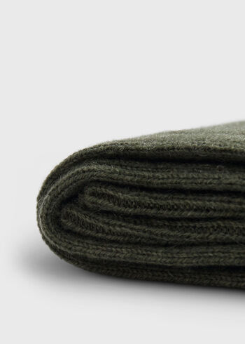 Paul Stuart Solid Color Ribbed Sock