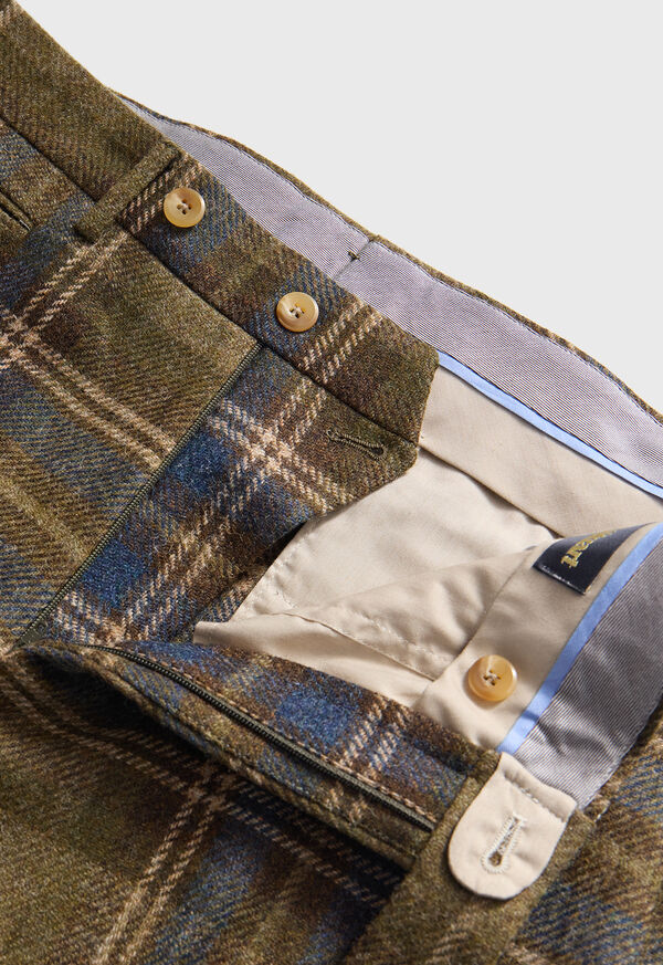Paul Stuart Shetland Wool Plaid Trouser, image 3