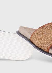Paul Stuart Palma II Raffia Slide, thumbnail 5