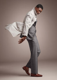 Paul Stuart Stone Techno Water Repellent Raincoat, thumbnail 3