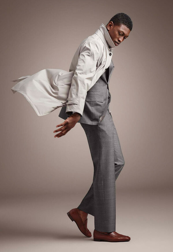 Paul Stuart Stone Techno Water Repellent Raincoat, image 3
