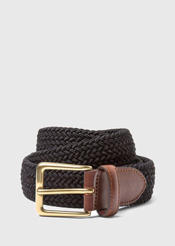 Paul Stuart Braided Stretch Nylon Belt