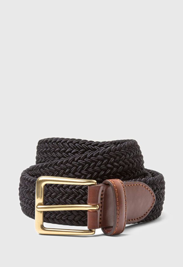 Paul Stuart Braided Stretch Nylon Belt, image 1