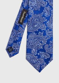 Paul Stuart Satin Paisley Tie, thumbnail 1