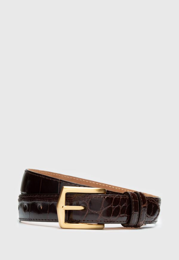 Paul Stuart Glazed Alligator Belt, image 1