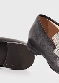 Paul Stuart Paris II Leather and Fabric Loafer, thumbnail 5