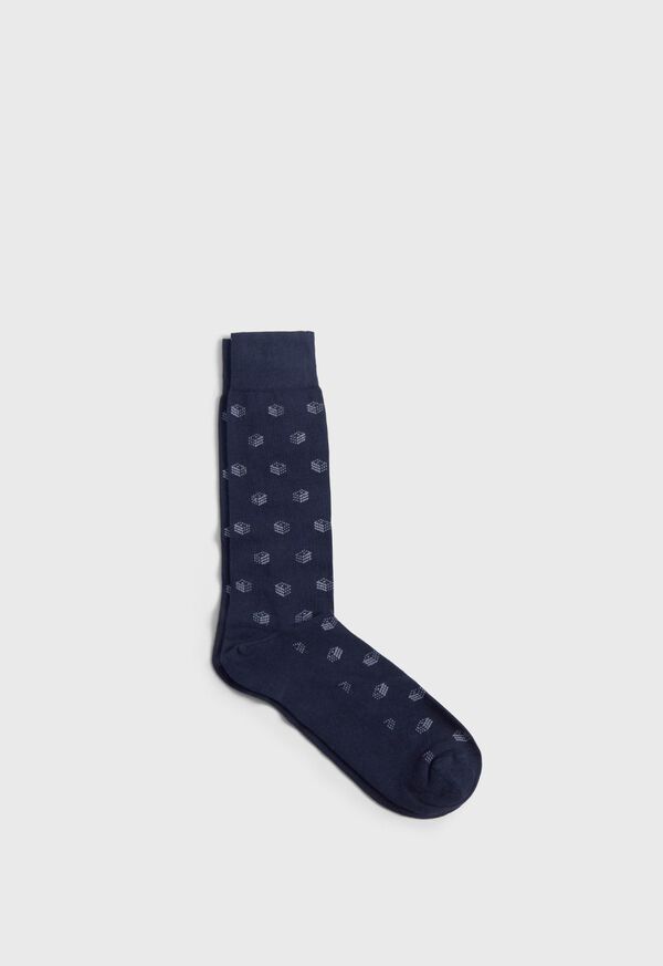 Paul Stuart Deco Motif Sock, image 1