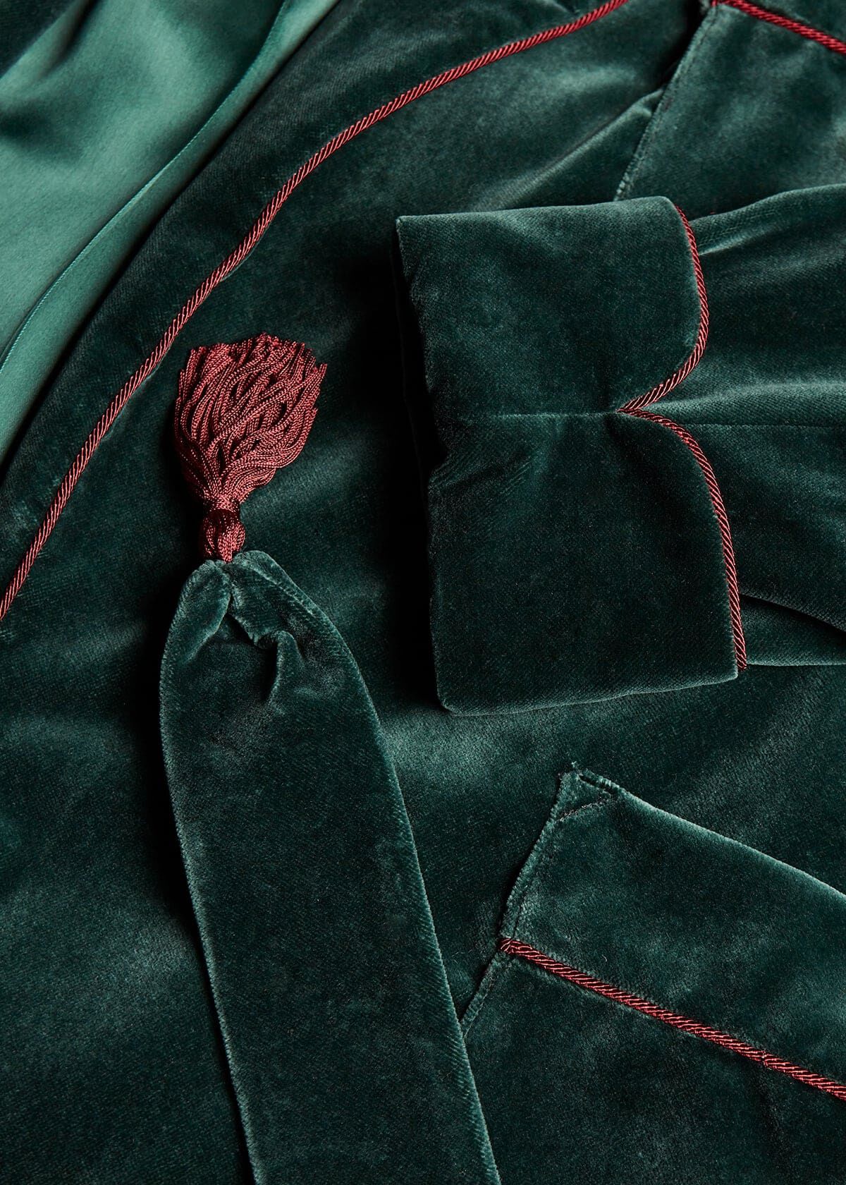 Velour smoking jacket on sale