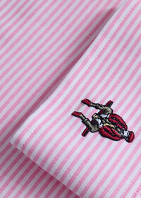 Paul Stuart Striped Oxford Logo Sport Shirt, thumbnail 3