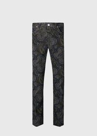 Paul Stuart Corduroy Printed Paisley Five Pocket Pant, thumbnail 1