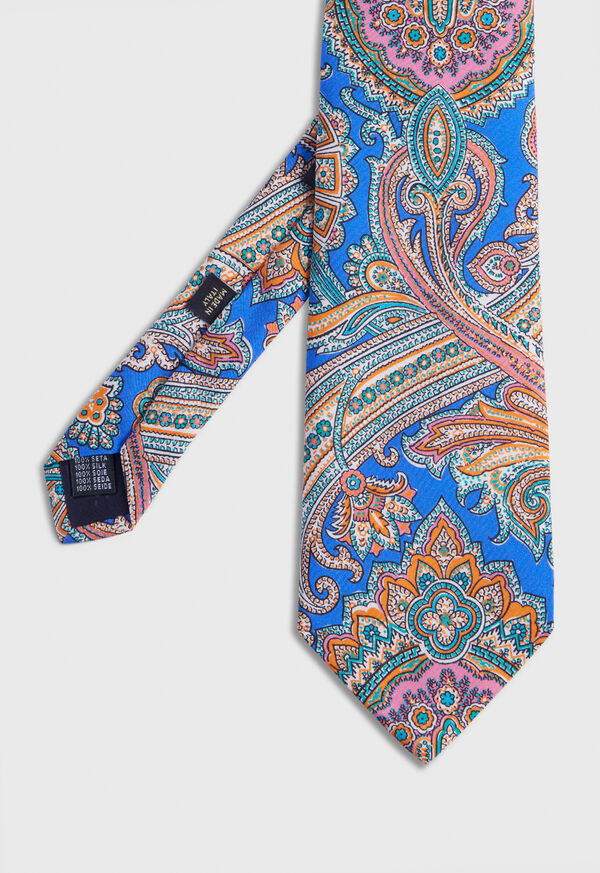Paul Stuart Silk Twill Paisley Print Tie