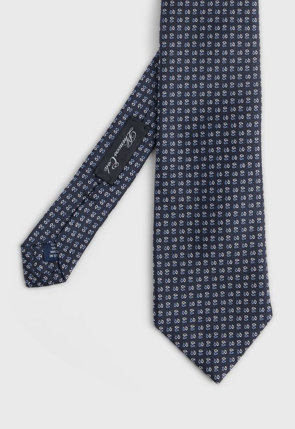 Paul Stuart Woven Mini Paisley Tie, image 1