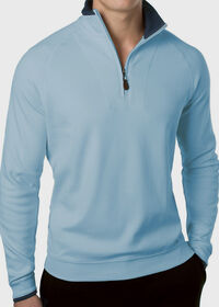 Paul Stuart Pima Cotton 1/2 Zip Sweater, thumbnail 4