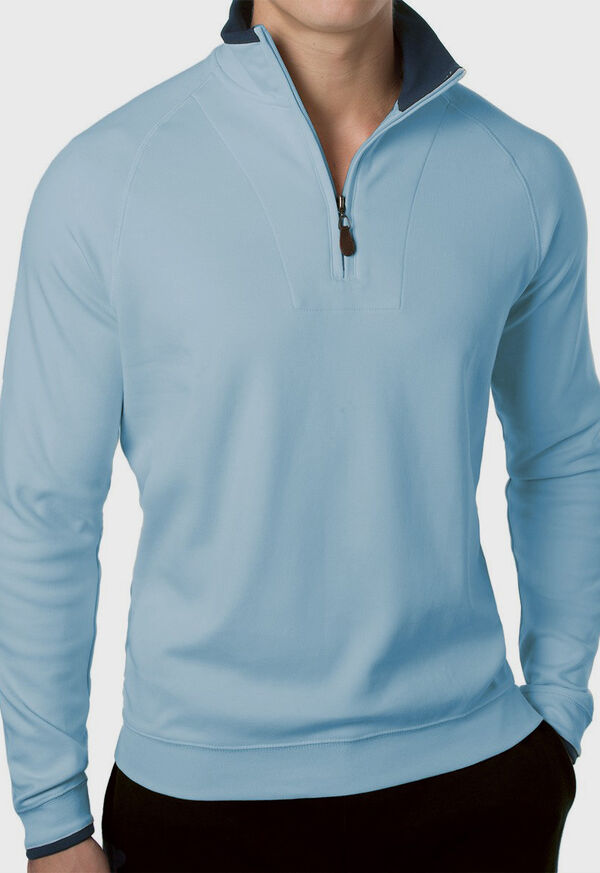 Paul Stuart Pima Cotton 1/2 Zip Sweater, image 4