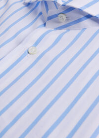 Paul Stuart Striped Spread Collar Dress Shirt, thumbnail 2