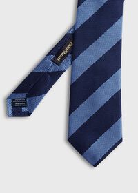 Paul Stuart Woven Silk Textured Stripe Tie, thumbnail 1