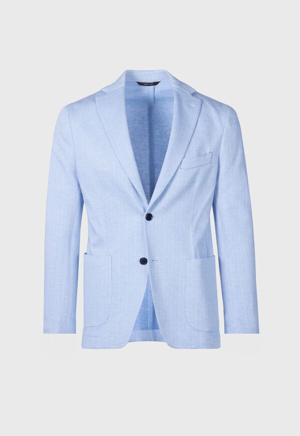 Paul Stuart Herringbone Cotton Jersey Jacket, image 1