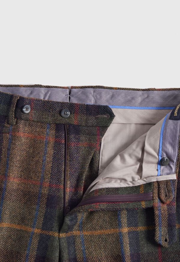 Paul Stuart Shetland Wool Plaid Trouser, image 2