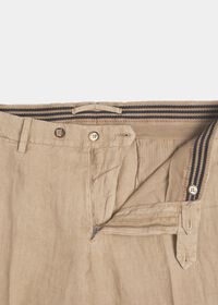 Paul Stuart Phineas Cole Khaki Solid Linen Suit, thumbnail 6