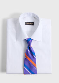 Paul Stuart Woven Silk Multi-Color Stripe Tie, thumbnail 2