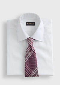 Paul Stuart Woven Silk Large Plaid Tie, thumbnail 2