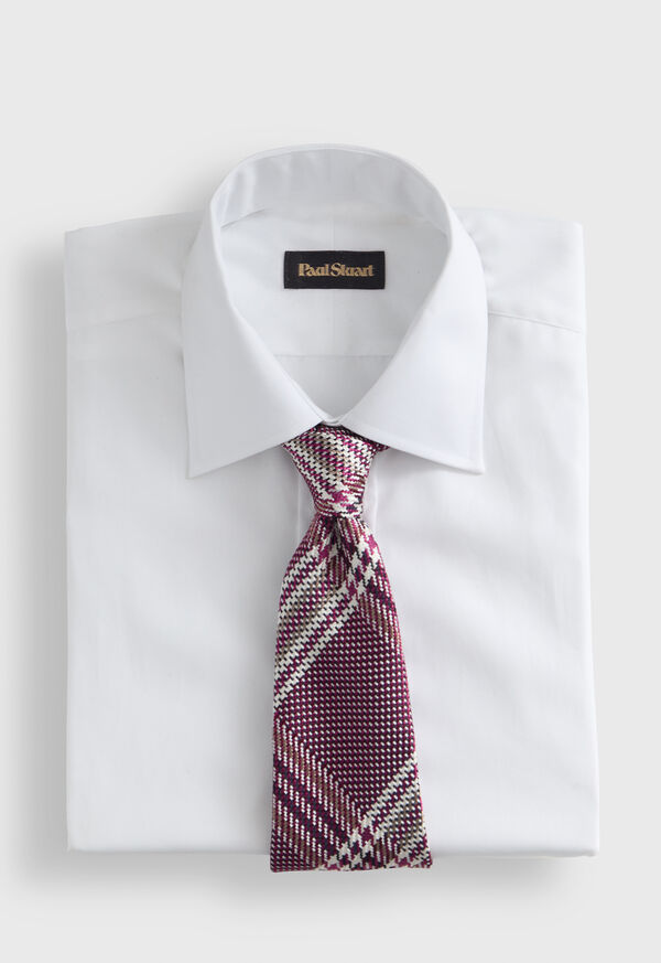 Paul Stuart Woven Silk Large Plaid Tie, image 2