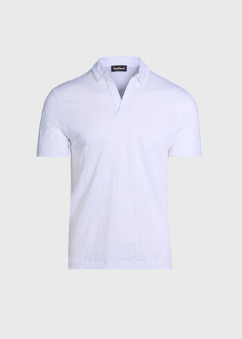Paul Stuart Linen Jersey Johnny Collar Polo