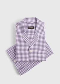 Paul Stuart Brushed Cotton Gingham Pajama, thumbnail 1