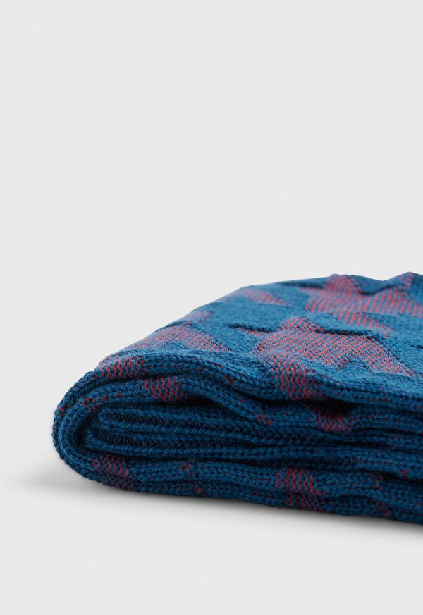 Paul Stuart Two-Toned Oversized Houndstooth Sock, image 2