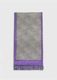 Paul Stuart Plaid Printed Silk Scarf, thumbnail 2