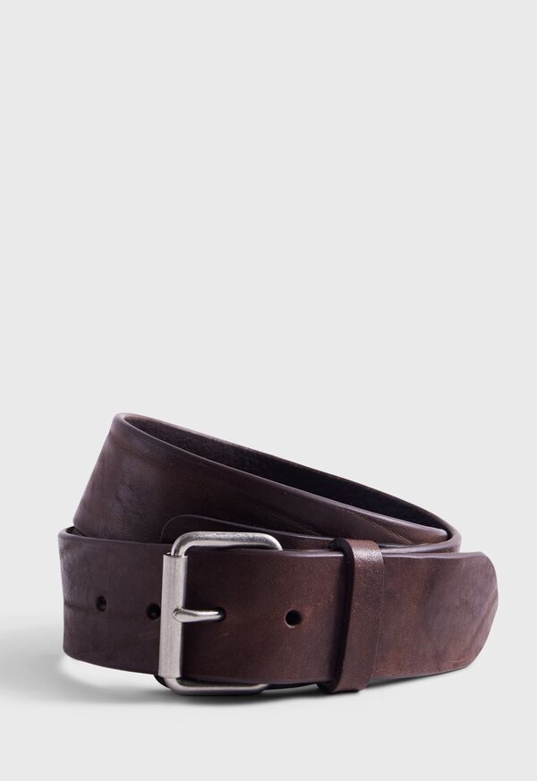 Paul Stuart Wide Vintage Leather Belt, image 1