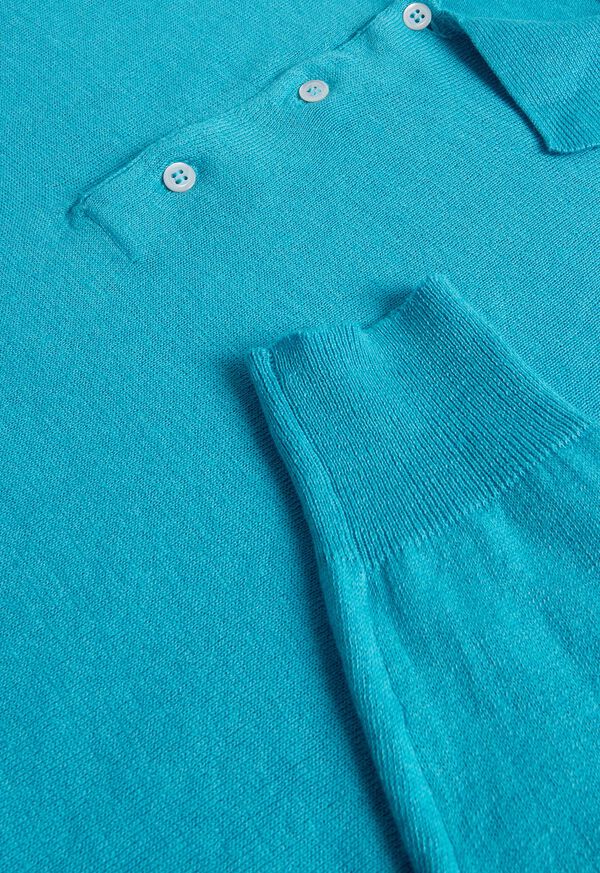 Paul Stuart Linen & Cotton Polo Shirt, image 3