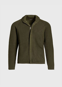 Paul Stuart Merino Wool Ribbed Full Zip Cardigan, thumbnail 1