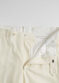 Paul Stuart Super 110s Wool Cream Trouser, thumbnail 2