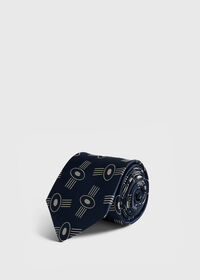 Paul Stuart Silk Deco Oval Tie, thumbnail 1