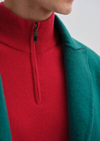 Paul Stuart Essential Cashmere Quarter Zip Sweater, thumbnail 5