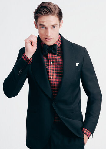 Paul Stuart Pleated Front Formal Shirt